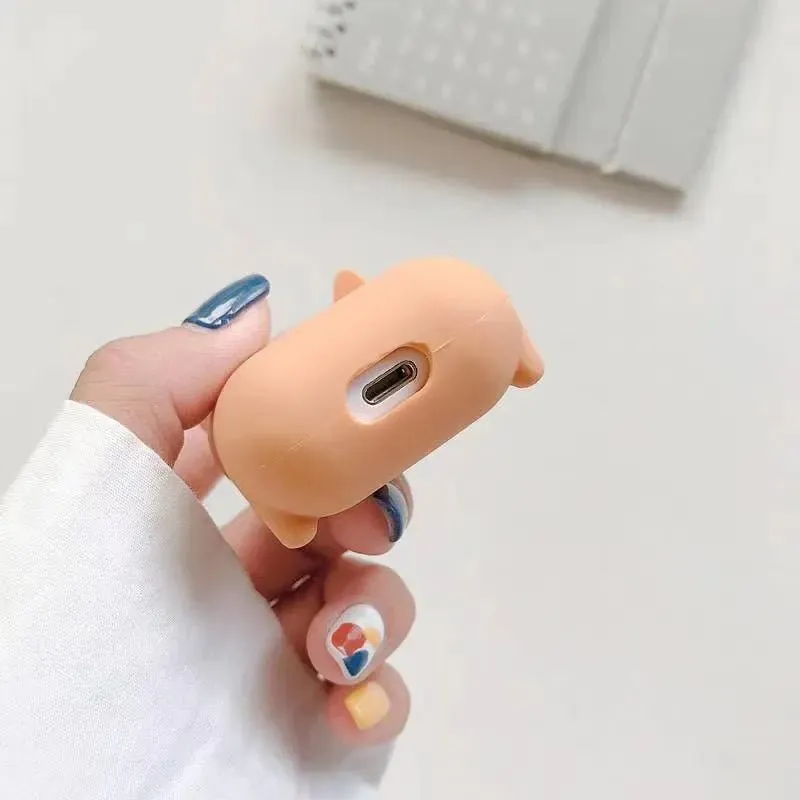 Kawaii Cartoon Corgi AirPods Case