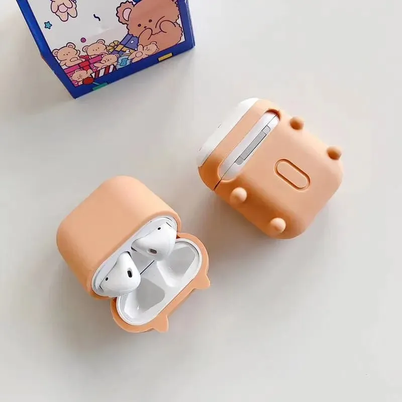Kawaii Cartoon Corgi AirPods Case