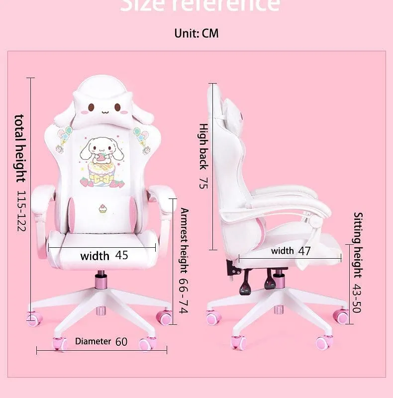 Kawaii Cinnamoroll Gaming Chairs