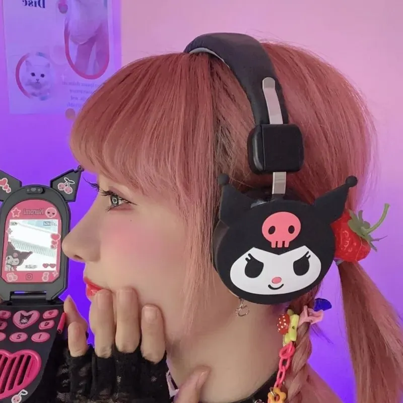 Kawaii Kuromi Headphones