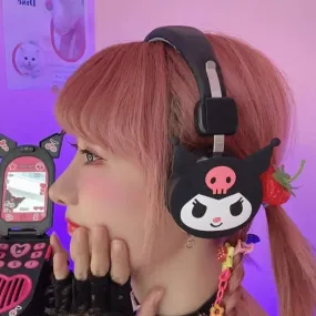 Kawaii Kuromi Headphones