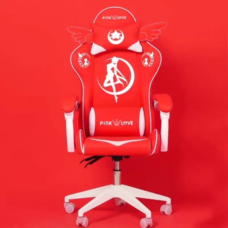 Kawaii Pink Love Anime Gaming Chair