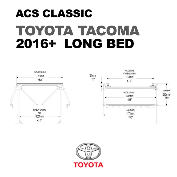 Leitner Classic Active Cargo System For Tacoma (2005-2023)