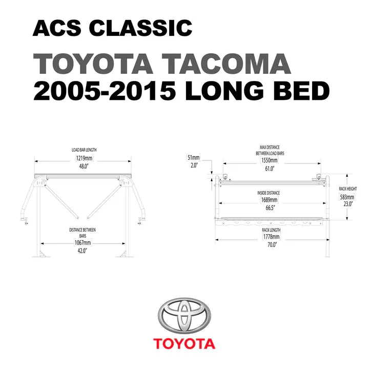 Leitner Classic Active Cargo System For Tacoma (2005-2023)