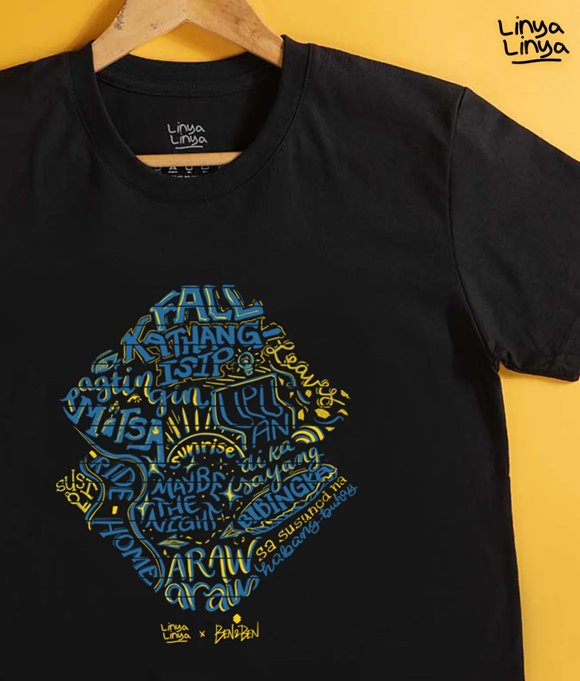 Linya-Linya x Ben&Ben: Liwanag Ultimate Shirt (Black)
