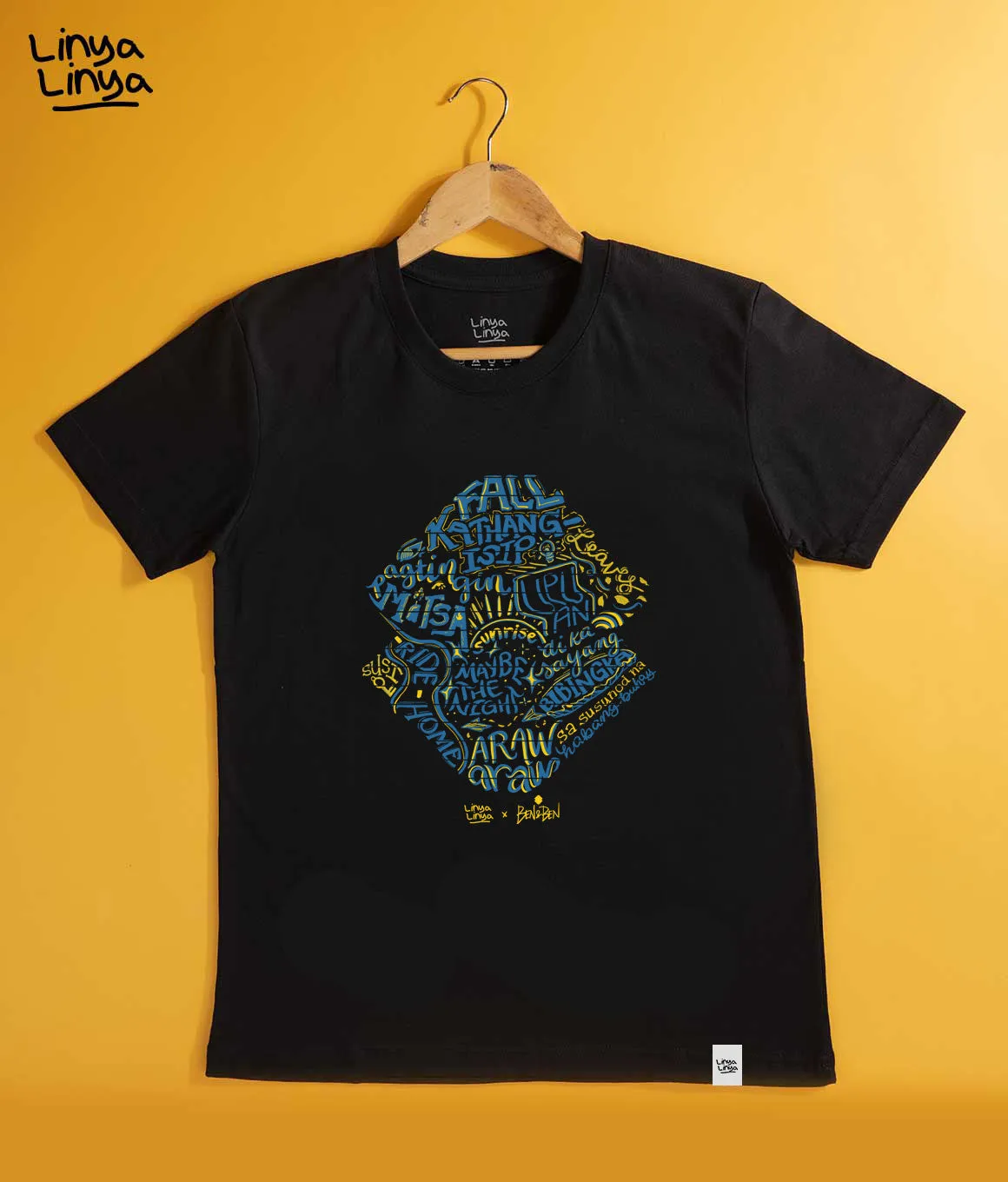 Linya-Linya x Ben&Ben: Liwanag Ultimate Shirt (Black)