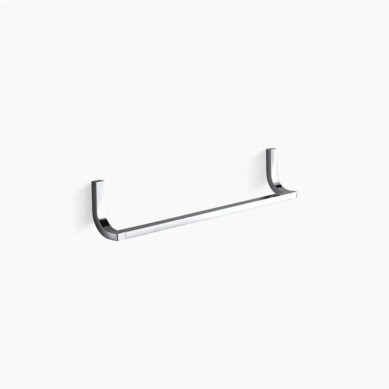 Loure 18" Towel Bar in Polished Chrome