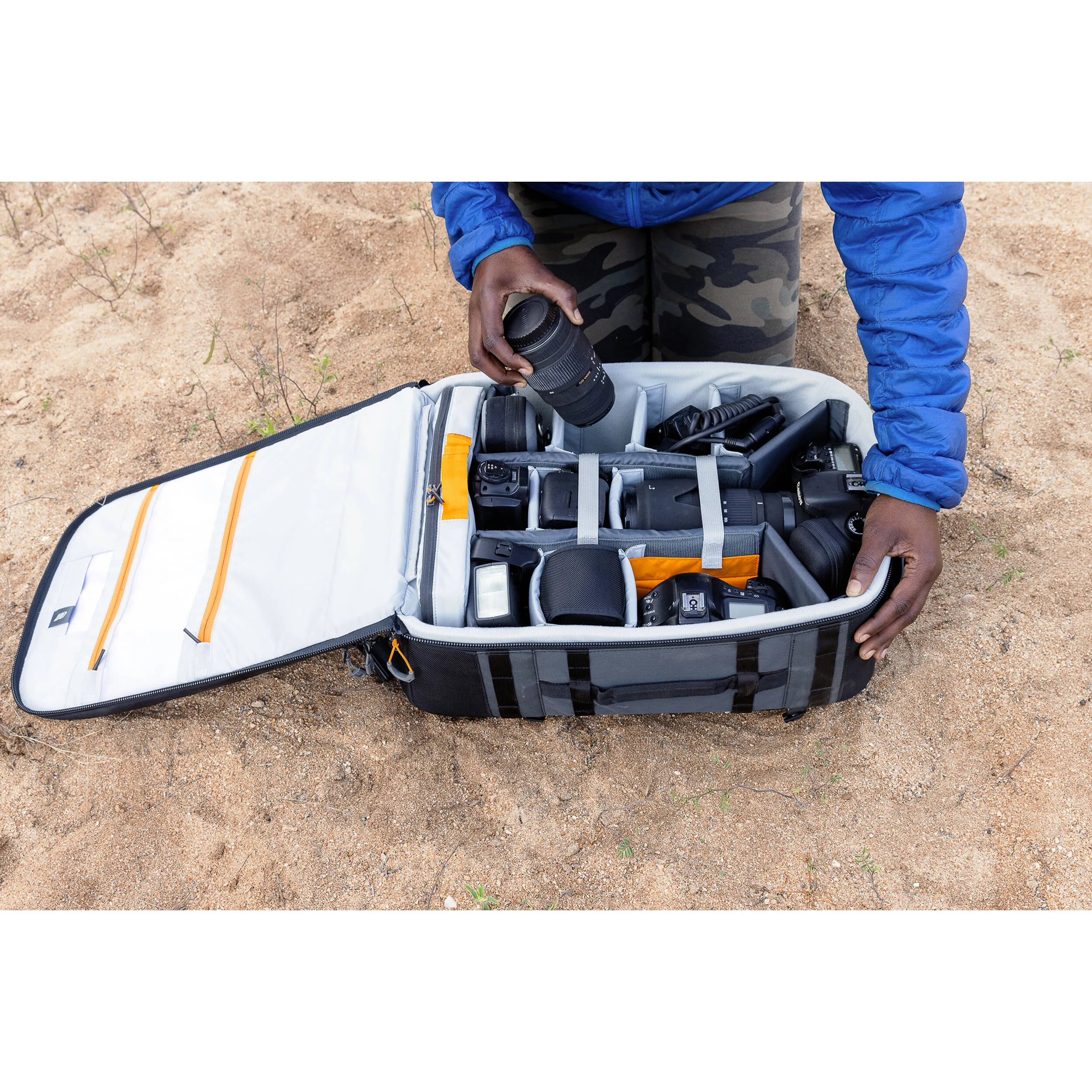 LowePro     PRO TREKKER BP 450 AW II - GREY/BLACK