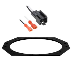 Metra 82-JP1 Speaker Adapter & Speaker Wire Harness Combo Kit for Select Jeep Wrangler 1997-2006