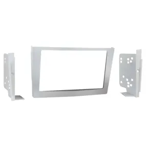 Metra 95-3107S Silver Double DIN Dash Kit for 2008-up Saturn Astra