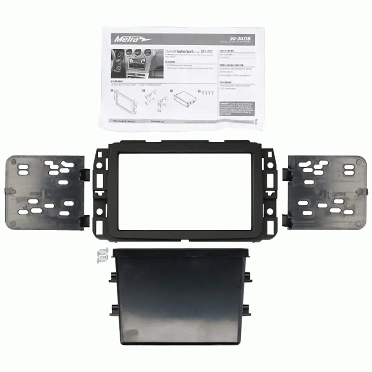 Metra 99-3031B 1DIN Dash Kit for Select 2014-2015 Chevrolet Captiva Sport Vehicles