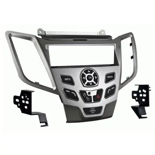 Metra 99-5825S Single DIN Silver Stereo Dash Kit for 11-up Ford Fiesta