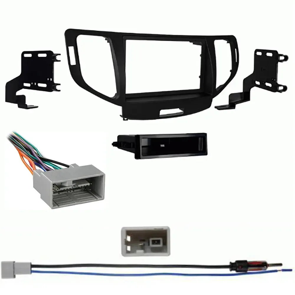Metra 99-7805CH Single DIN Dash Kit for Acura TSX w/ Wire Harness & Antenna Adapter