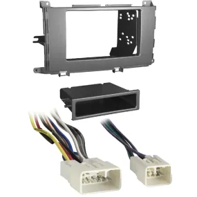 Metra 99-8229S 1 or2 DIN Dash Kit w/ Power 4 Speaker Wire Harness for Toyota Vehicles