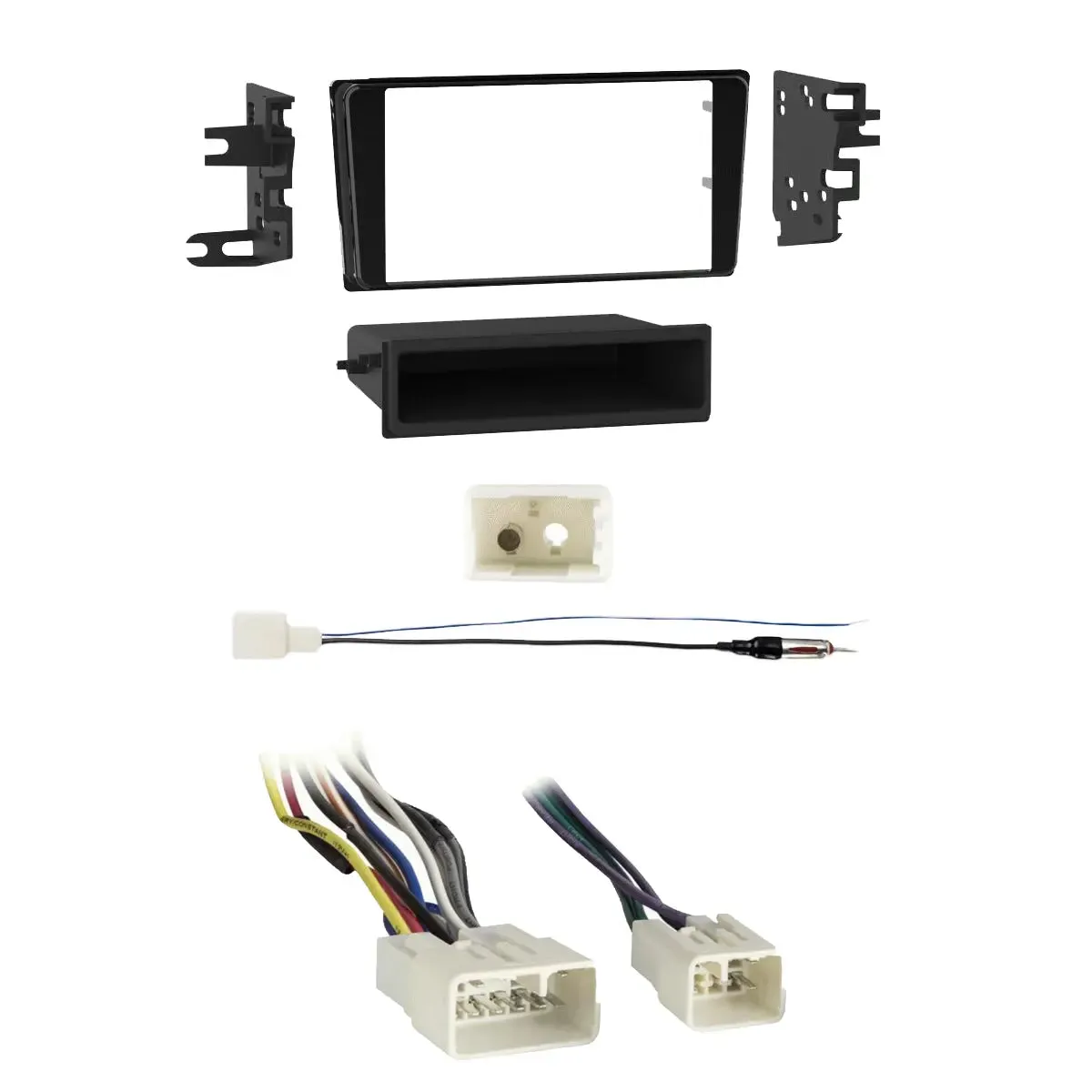 Metra 99-8912HG 1 or 2 DIN Dash Kit w/ Wire Harness Antenna Adapter for Select Subaru/ Toyota