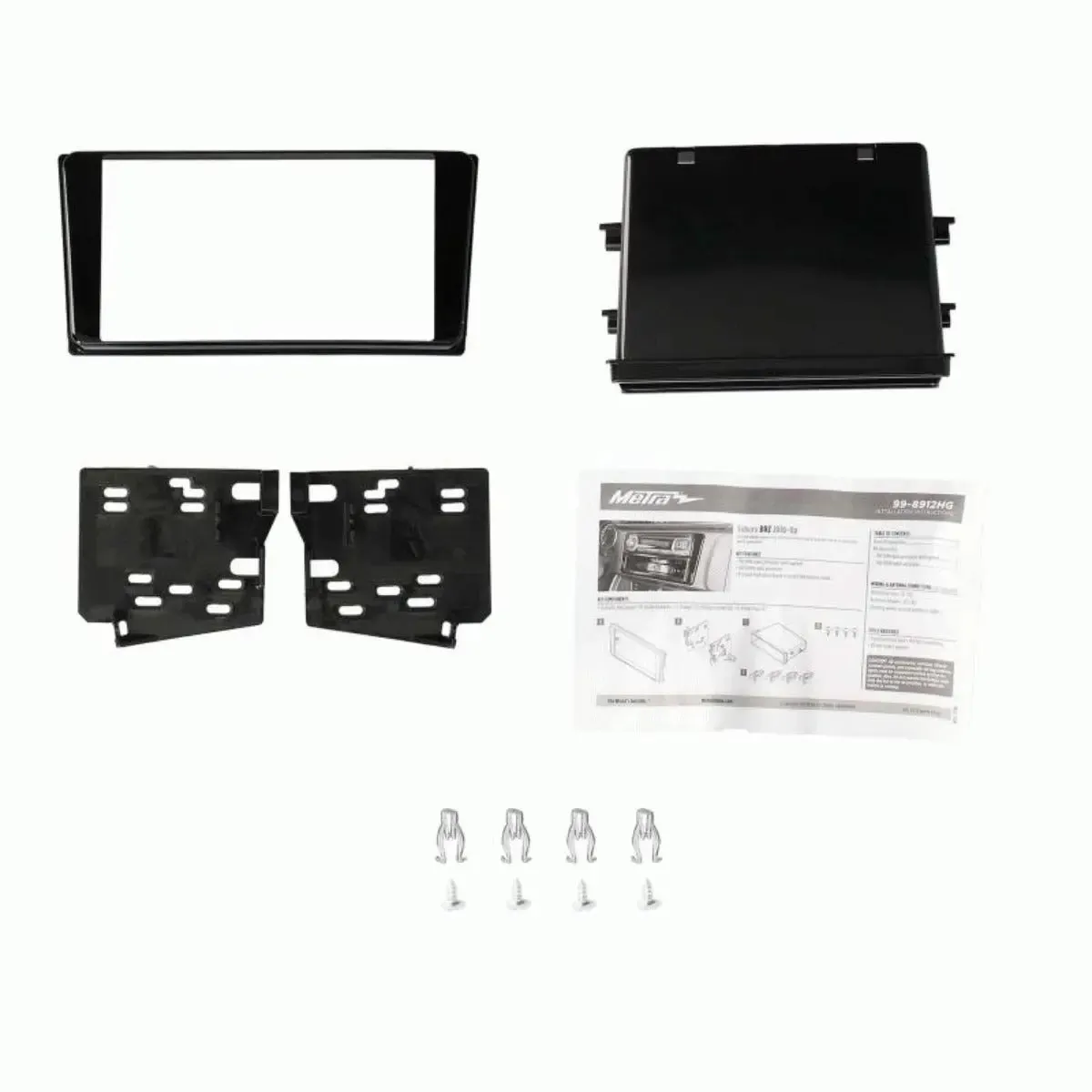 Metra 99-8912HG 1 or 2 DIN Dash Kit w/ Wire Harness Antenna Adapter for Select Subaru/ Toyota