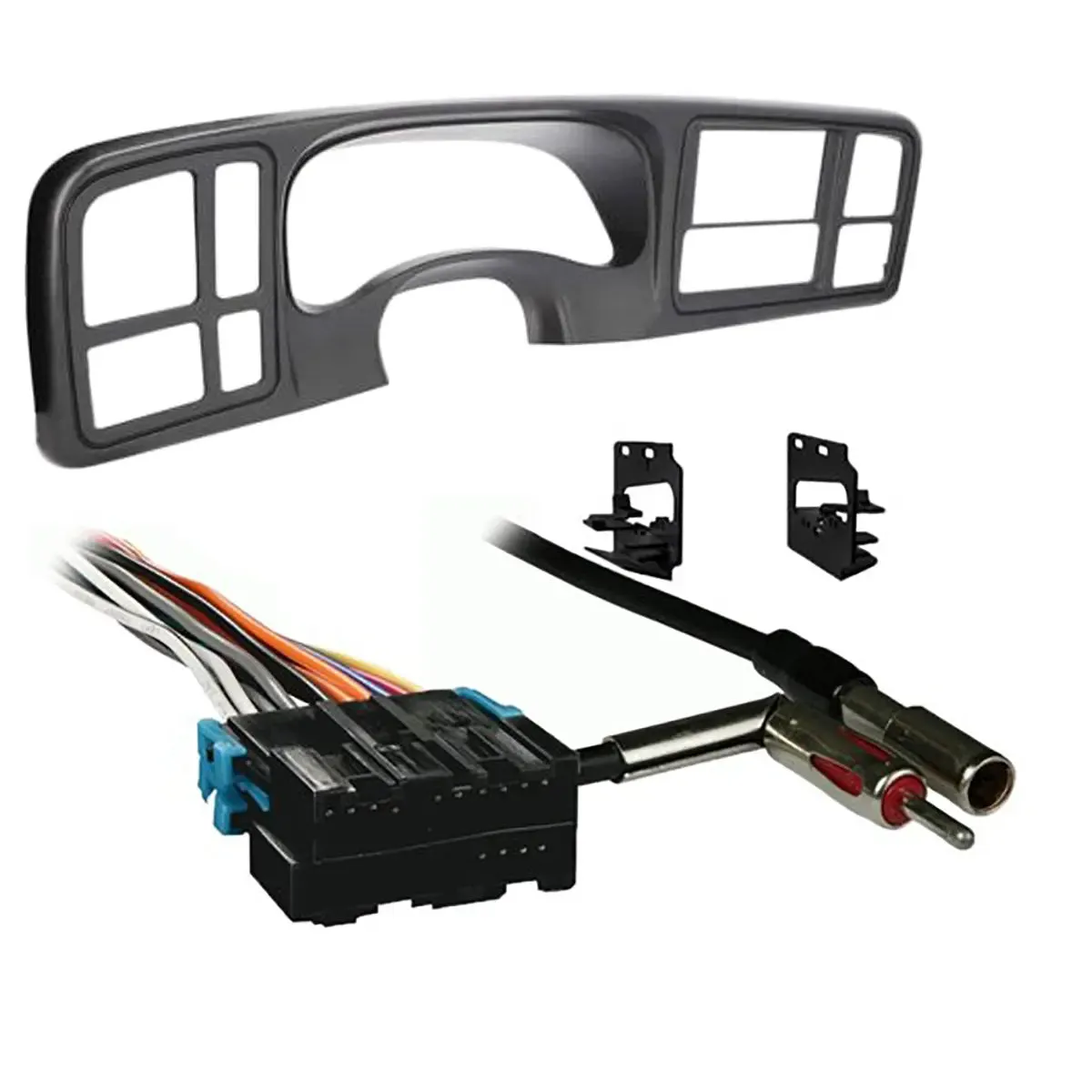 Metra DP-3002GY Double DIN Dash Kit Combo for 1999-2002 GM Full-size Trucks and SUV's