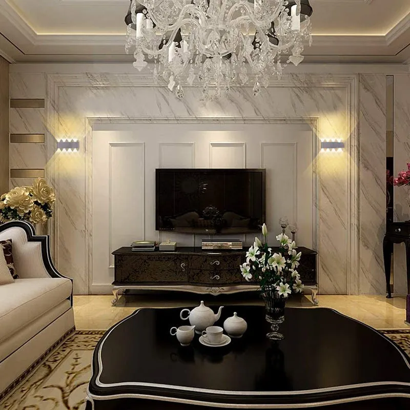 Modern Rectangular Aluminum Wall Lamp For Corridor Bedroom Staircase