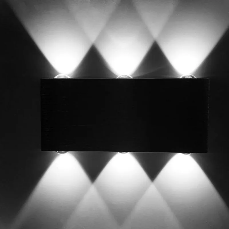 Modern Rectangular Aluminum Wall Lamp For Corridor Bedroom Staircase