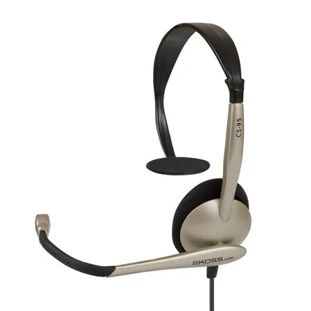 Noise Cancelling Headset with Mic and Dual Plug CS95
