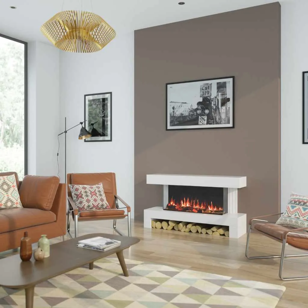 OER Alaska Electric Fireplace suite