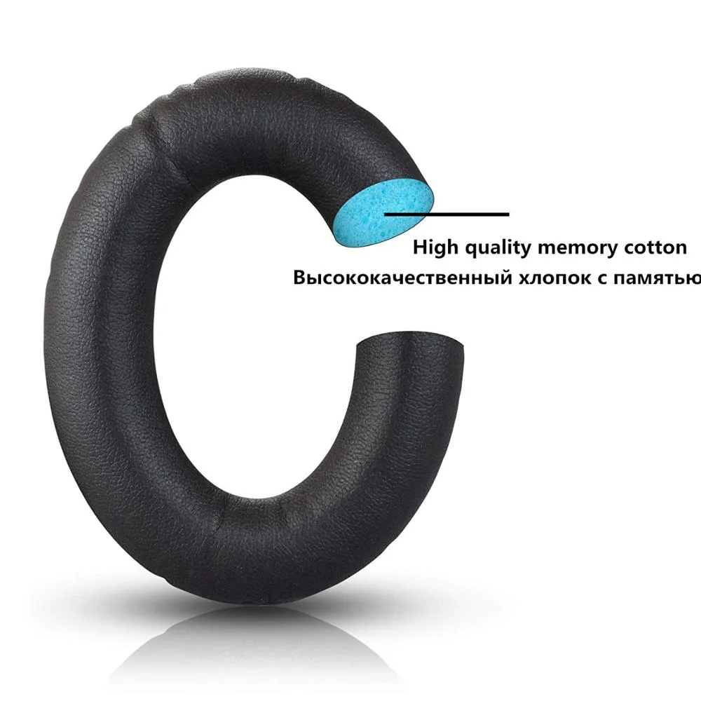 Pair of Replacement Ear pads for BOSE QC35 for Quiet Comfort 35 & 35 ii Headphones Memory Foam Ear Cushions High Quality with Crowbar