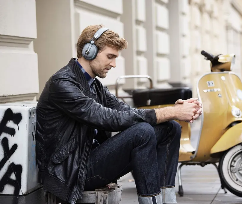 PANASONIC RP-HTX80BE-H Bluetooth Wireless Over-Ear Headphones - Grey