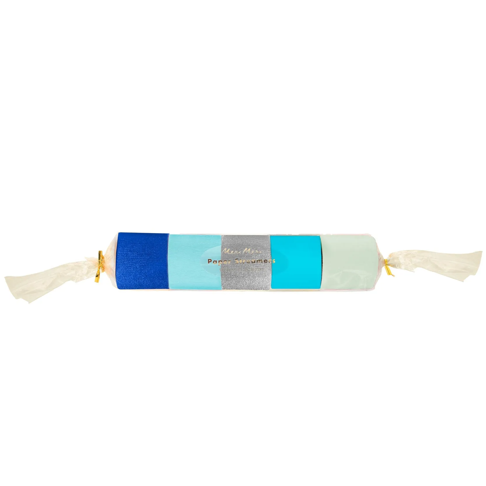 Paper Streamers - Blue Crepe