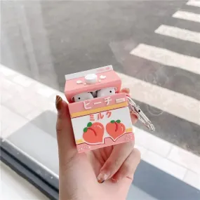 Peach Yogurt AirPods Cases for iPhone