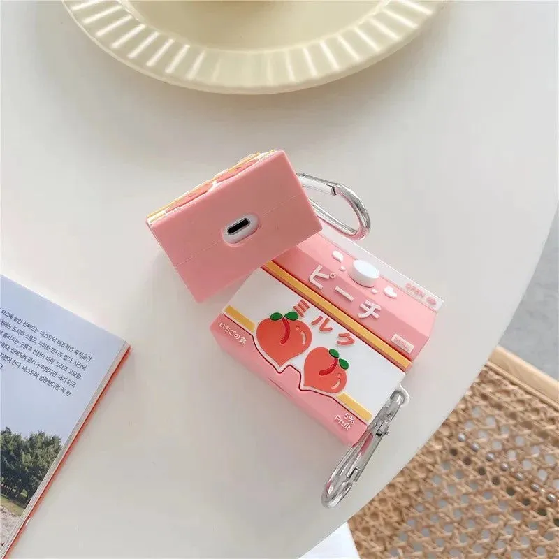 Peach Yogurt AirPods Cases for iPhone