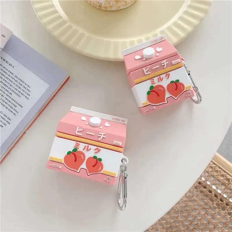 Peach Yogurt AirPods Cases for iPhone