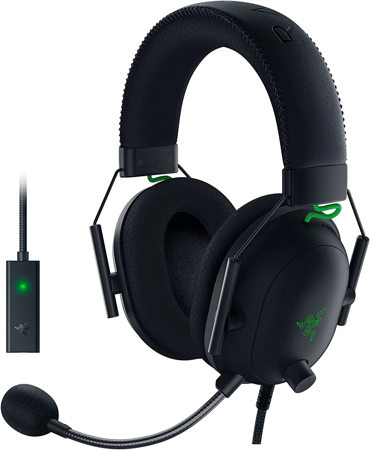 Razer Blackshark V2 ESports Headset, Multi-Platform Wired, With USB Sound Card
