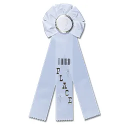Rosette 3 Streamer Ribbon