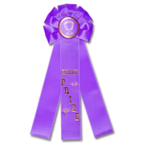 Rosette 3 Streamer Ribbon