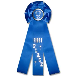 Rosette 3 Streamer Ribbon