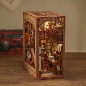 Secret Rhythm DIY Book Nook Kits Bookshelf Insert DIY Book Corners With LED