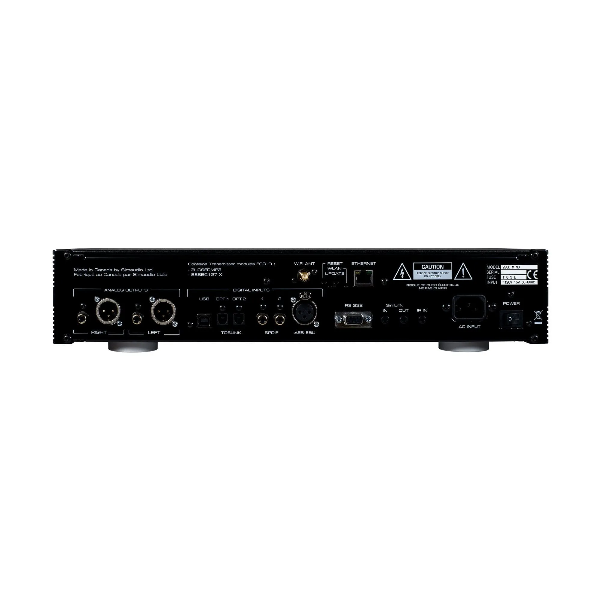 Simaudio MOON 280D DSD DAC & MiND2 Streamer