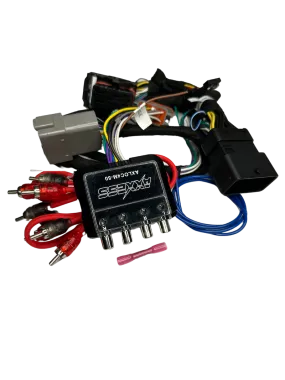 Speed Rings 2014-23 Harley Plug & Play Adapter 4 Channel Line Driver for Stock Radio