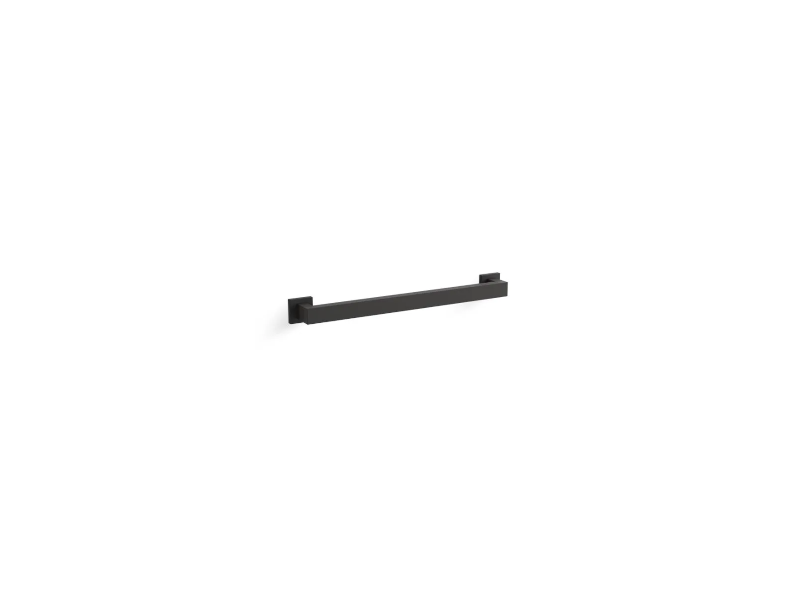 Square 20" Grab Bars in Matte Black