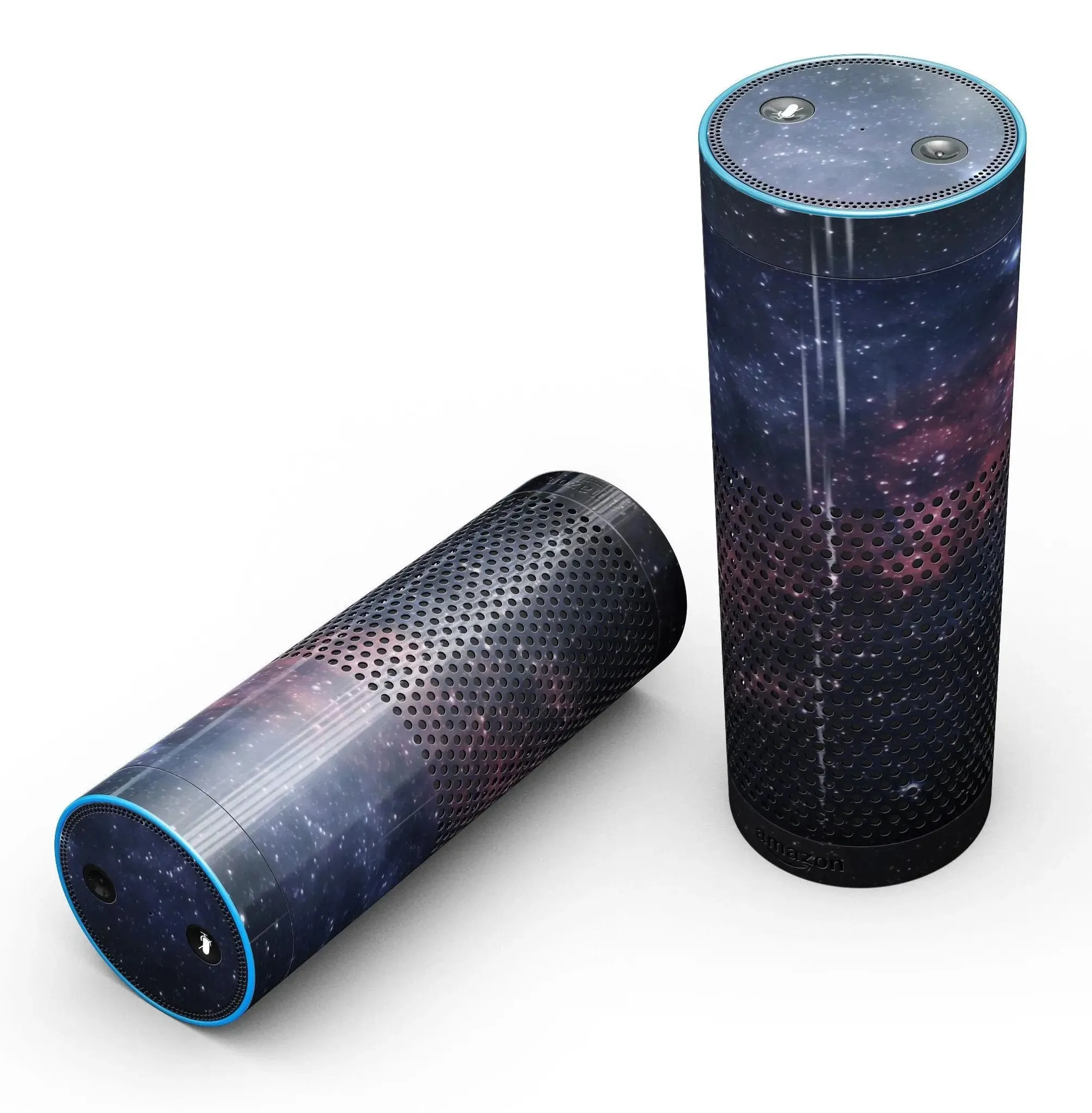 Subtle Pink Glowing Space - Full-Body Skin-Kit for the Amazon Echo