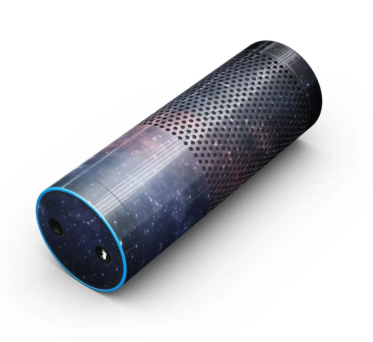 Subtle Pink Glowing Space - Full-Body Skin-Kit for the Amazon Echo