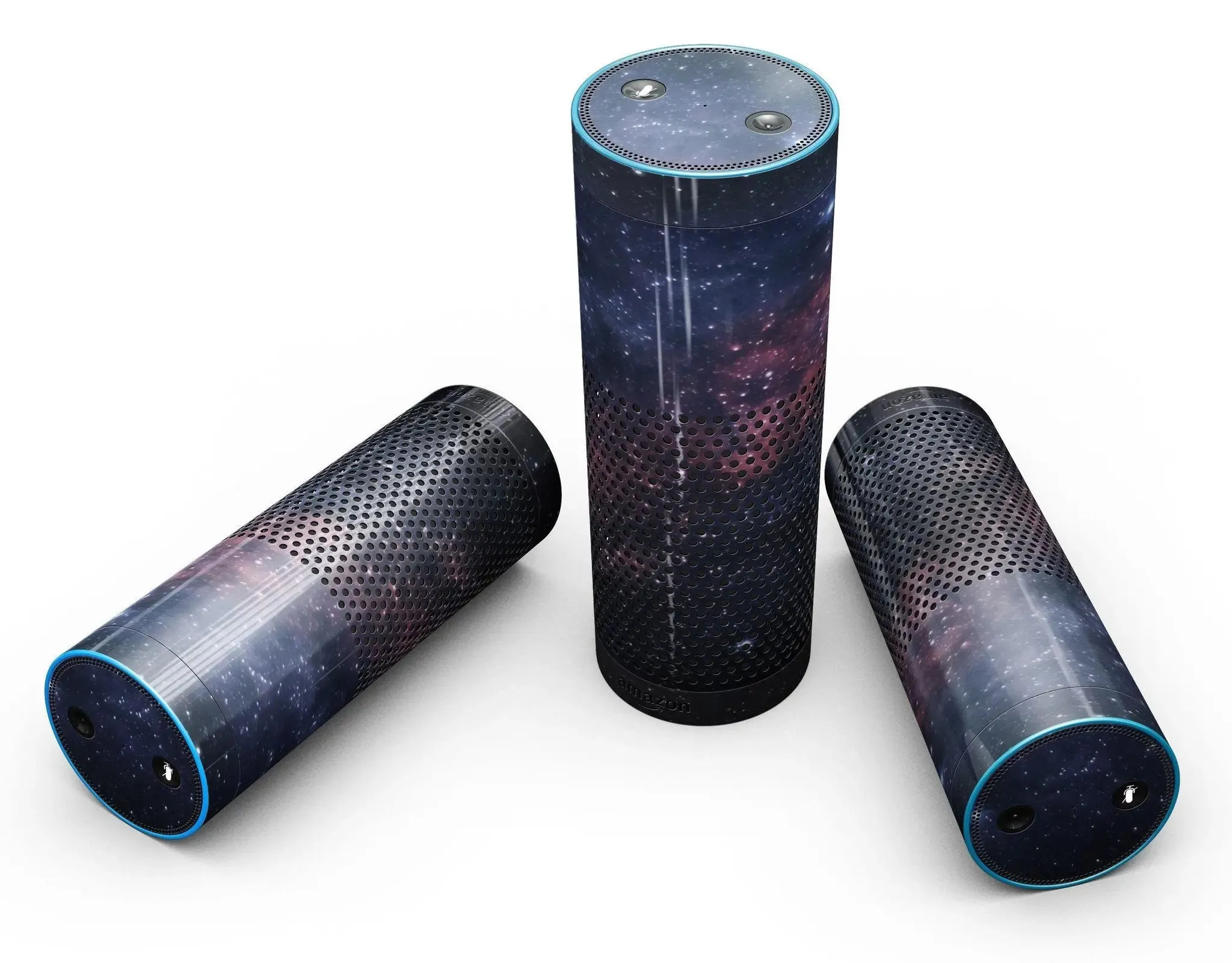 Subtle Pink Glowing Space - Full-Body Skin-Kit for the Amazon Echo