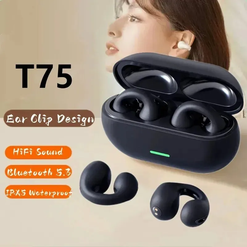 T75 Fone Bone Conduction Bluetooth Headphones