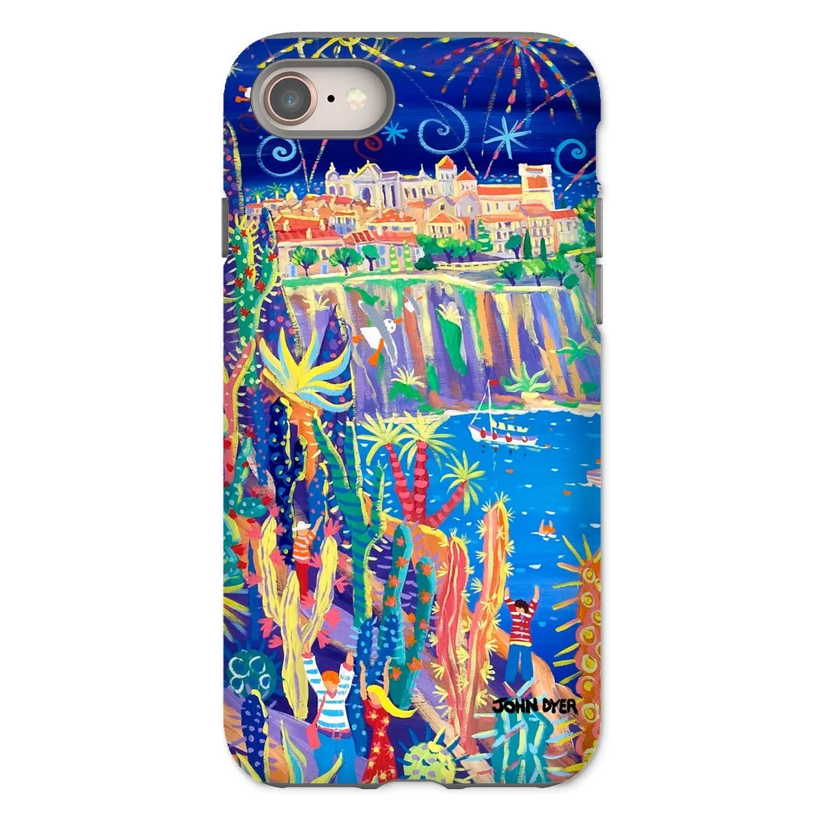 Tough Art Phone Case. Jardin Exotiques, Monaco. Artist John Dyer. Cornwall Art Gallery