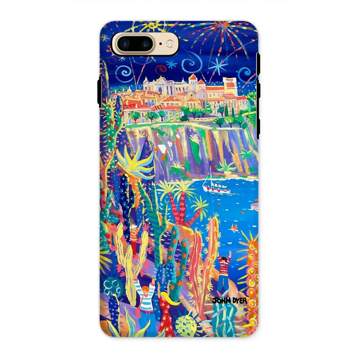 Tough Art Phone Case. Jardin Exotiques, Monaco. Artist John Dyer. Cornwall Art Gallery