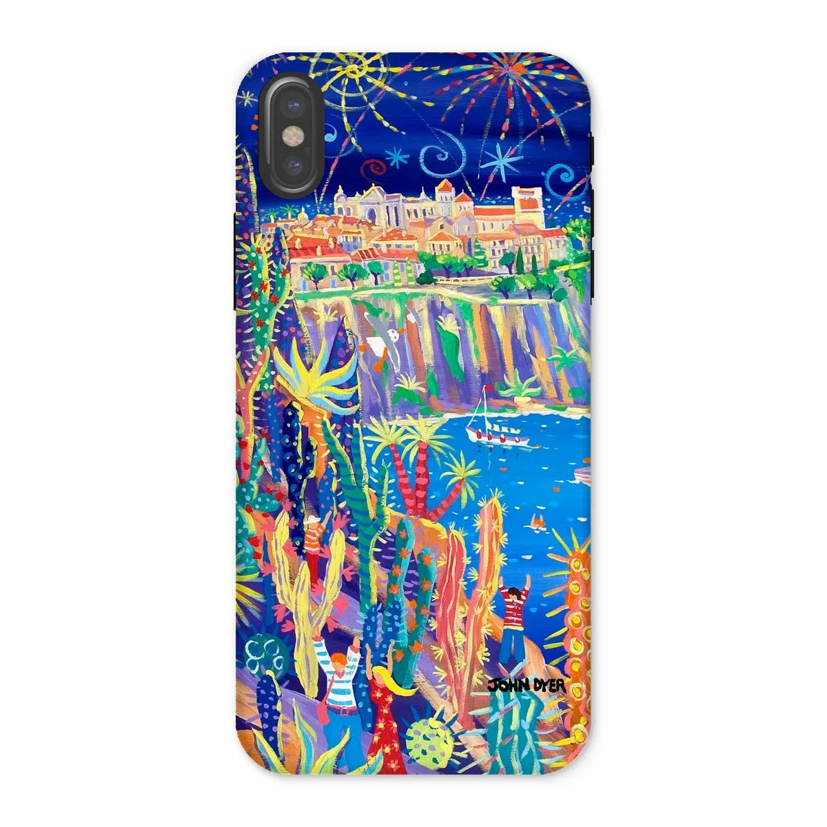 Tough Art Phone Case. Jardin Exotiques, Monaco. Artist John Dyer. Cornwall Art Gallery