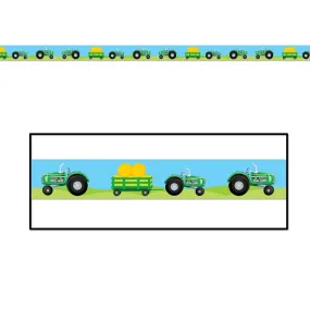 Tractor Party Tape 7.5cm x 6m