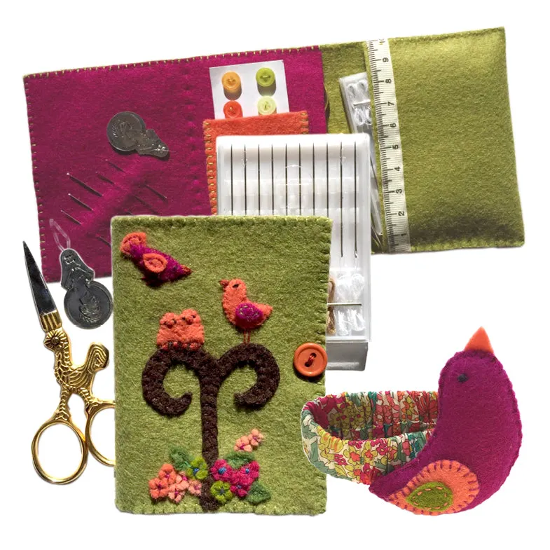 travel sewing wallet, sewing kit