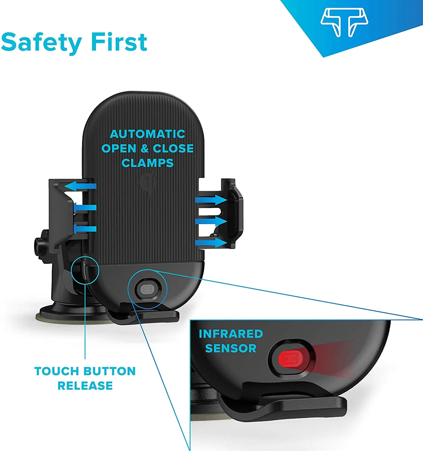 TSDrive 15W Wireless Car Charger