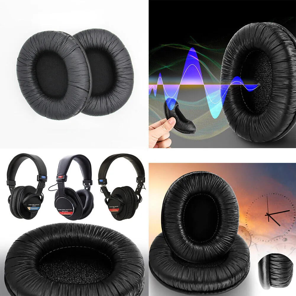 US 2-4 Pairs Replacement  Ear Pads Cushion for Sony MDR-7506 MDR-V6 MDR-CD 900ST